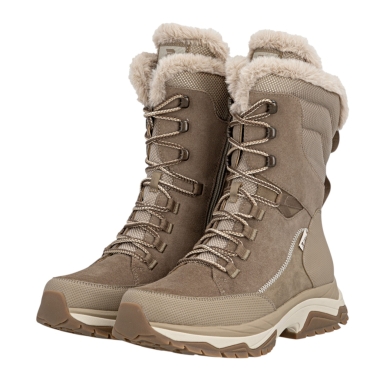 Rieker Winterstiefel W3972-00 (Schnürstiefel mit Innenfutter, sehr warm) beige Damen