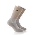 Rohner Wandersocke Original SupeR Light (Wollmischgewebe, feuchtigkeitsregulierend) sandbraun/beige - 1 Paar