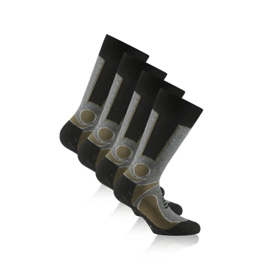 Rohner Trekkingsocke Calf Basic khakibraun/grau - 2 Paar