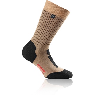 Rohner Trekkingsocke Crew Mountain Trekking (antibakteriell, Fuss-Wellness) beige - 1 Paar