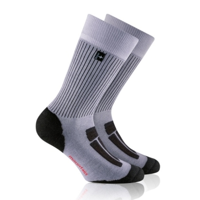 Rohner Trekkingsocke Crew Mountain Trekking (antibakteriell, Fuss-Wellness) lavendel violett - 1 Paar