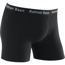 Rohner Boxershort Basic Unterwäsche schwarz Herren - 1 Stück