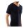 Rohner Tshirt Basic V-Neck (Baumwolle) Unterwäsche schwarz Herren