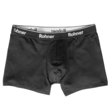 Rohner Boxershort (95% Baumwolle) Unterwäsche schwarz Herren - 1 Stück