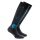 Rohner Winter-Skisocke Carving l/r (warm, antibakteriell) schwarz/blau - 1 Paar