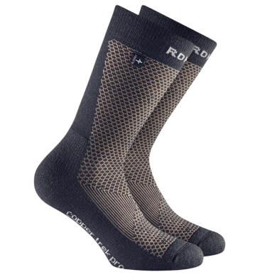 Rohner Trekkingsocke Copper Trek Pro (antibakteriell, maximaler Fusskomfort) marineblau - 1 Paar