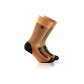 Rohner Trekkingsocke Crew Mountain Trekking (antibakteriell, Fuss-Wellness) orange/braun - 1 Paar