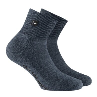 Rohner Wandersocke Fibre Light Quarter (Mischgewebe) denimblau - 1 Paar