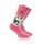 Rohner Winter-Skisocke Pinguin (Wollmischgewebe, hoher Tragekomfort) pink Kinder