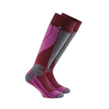 Rohner Skisocke Ski Base l/r violett/grau/rot Herren - 1 Paar