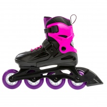 Rollerblade Inline Skates Fury (Rollen: 72mm/80A, Kugellager: SG3) schwarz/pink Kinder