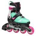 Rollerblade Inline Skates Microblade XT (Rollen: 72mm/80A, Kugellager: SG5) schwarz/mint/pink Mädchen
