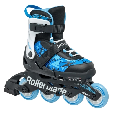 Rollerblade Inline Skates Microblade SL (Rollen: 72mm/80A, Kugellager: SG3) schwarz/himmelwasser Kinder