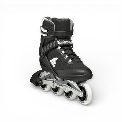 Rollerblade Inline Skates Macroblade 80 (Rollen: 80mm/82A, Kugellager: SG5) schwarz/grau Herren