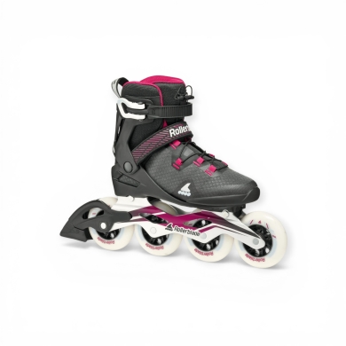 Rollerblade Inline Skates Macroblade 90 (Rollen: 90mm/84A, Kugellager: SG9) schwarz/bordeaux Damen