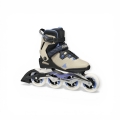 Rollerblade Inline Skates Macroblade 90 (Rollen: 90mm/84A, Kugellager: SG9) schwarz/sand/blau Damen