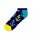 Happy Socks Tagessocke Sneaker Big Anchor (Anker) dunkelblau/gelb - 1 Paar