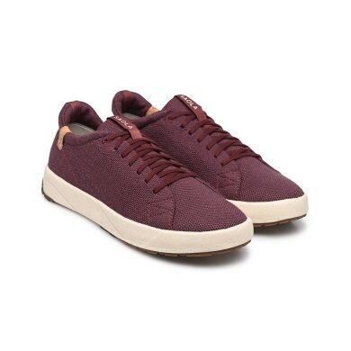 Saola Sneaker Cannon Knit 2.0 Wool (Merinowolle) weinrot Damen