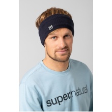 super natural Stirnband Riffler (angenehmer Tragekomfort durch Merinowolle) dunkelblau - 1 Stück