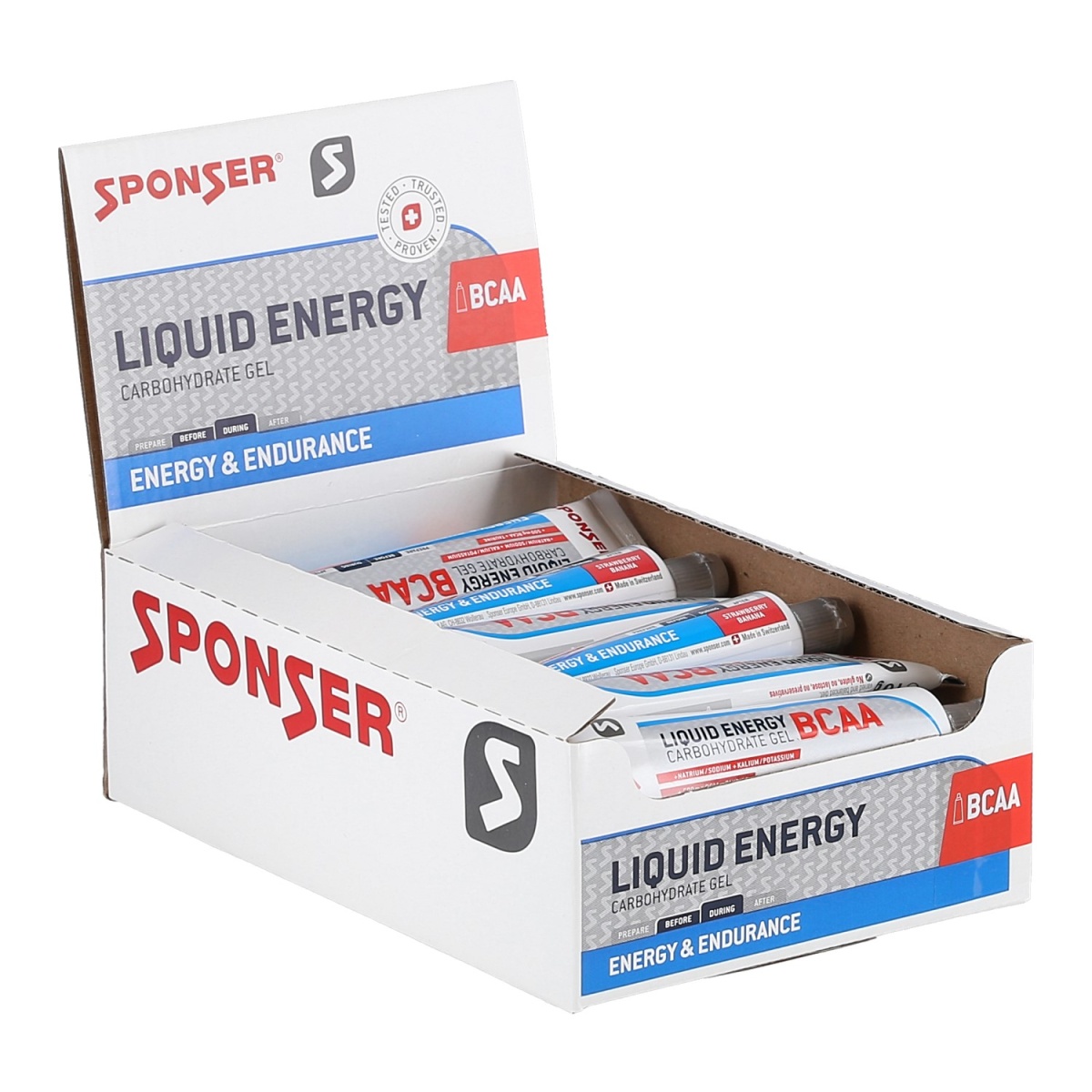 Sponser Liquid Energy BCAA Gel Tube (KohlenhydrateGel mit BCAA