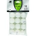Sunflex Tischtennisball Hobby (Plastikball 40+) weiss 12er Clip-Beutel