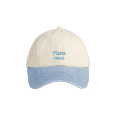 SWFD Basecap Pilates Maus Two-Tone Kappe beige/blau - 1 Stück