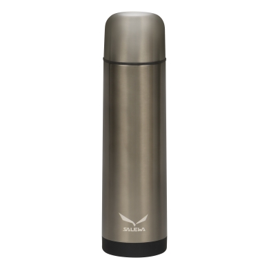 Salewa Thermoflasche Trinkflasche Thermo Lite 0,75 (Edelstahl, leicht, BPA frei) 750ml grau