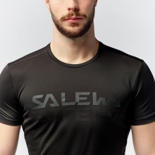 Salewa Outdoor-Funktions-Tshirt Graphic Dry (schnelltrocknend, 2-Wege-Stretch) Kurzarm schwarz Herren
