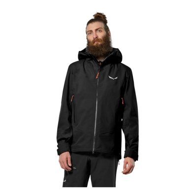Salewa Wander-Hardshelljacke Ortles GTX 3L EPE (wasserdicht, winddicht) schwarz Herren