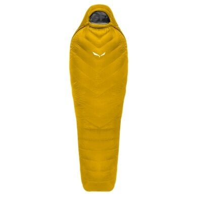 Salewa Schlafsack Puez RDS Down SB (3-Jahreszeiten-Schlafsack, leicht, wärm) - Reissverschlussöffnung rechts - gold/gelb
