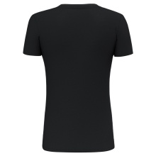 Salewa Sport-Shirt Pure Love Dolomites Merino (4-Wege-Stretch, geruchsneutralsierend) schwarz Damen