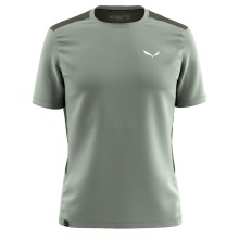 Salewa Sport-Tshirt Puez Hybrid Dry'Ton (hoher Feuchtigkeitstransport) grün Herren