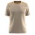Salewa Sport-Tshirt Puez Hybrid Dry'Ton (hoher Feuchtigkeitstransport) sandbraun Herren