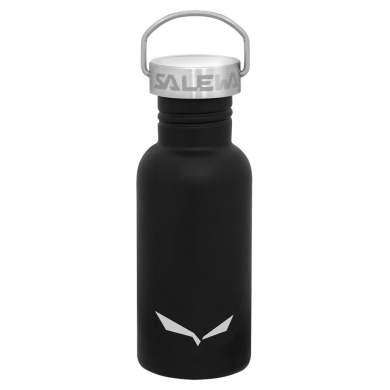 Salewa Trinkflasche Aurino Edelstahl (leicht, robuste Material) 500ml schwarz