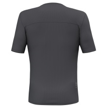 Salewa Sport-Tshirt Puez Sporty Dry (schnelltrocknend, 4-Wege-Stretch, geruchsneutralsierend) grau Herren