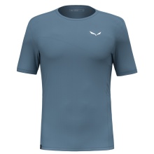 Salewa Sport-Tshirt Puez Sporty Dry (schnelltrocknend, 4-Wege-Stretch, geruchsneutralsierend) javablau Herren