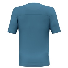 Salewa Sport-Tshirt Puez Sporty Dry (schnelltrocknend, 4-Wege-Stretch, geruchsneutralsierend) blau Herren