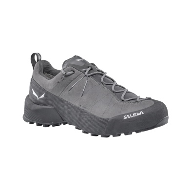 Salewa Wanderschuhe Wildfire Leather 2 GTX (Zustieg, Nubukleder, wasserdicht) grau/schwarz Herren