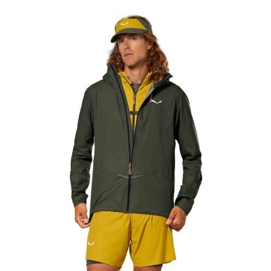 Salewa Wanderjacke Pedroc 2 PTX 2.5-Lagen Light (winddicht, wasserdicht) faded grün Herren