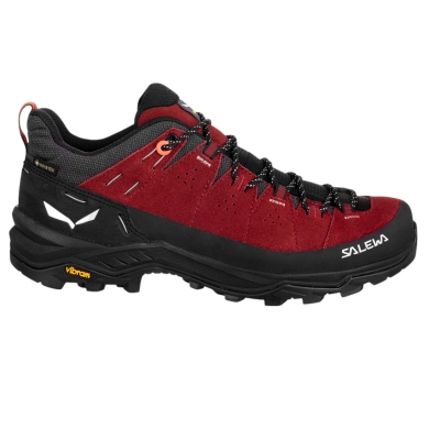 Salewa Wanderschuhe Alp Trainer 2 GTX (Alpine, Wildleder, wasserdicht) rot/schwarz Damen