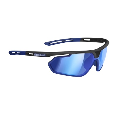 Salice Sonnenbrille Radbrille 018RW (Glasscheibe: Hydrophobic RW Blau) schwarz/blau - 1 Brille
