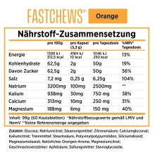 SaltStick FastChews Nahrungsergänzungsmittel (Salz-, Mineralstoffen und Kohlenhydrate) Orange 60 Stück Dose