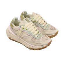 Satorisan Sneaker Chacrona Metta Lino Whitewisp - beige/grün/hellbraun Damen