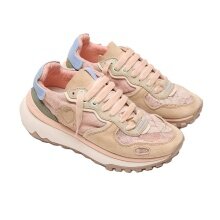 Satorisan Sneaker Chacrona Metta Lino Whitewisp - pink/beige Damen