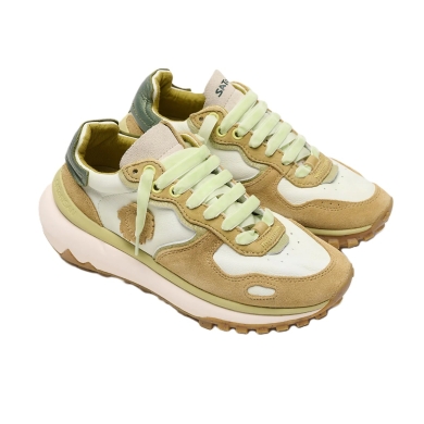 Satorisan Sneaker Chacrona Metta Premium Ul - braun/grün Damen