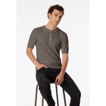 Schiesser Freizeit Tshirt Revival Karl-Heinz Kurzarm claybraun Herren