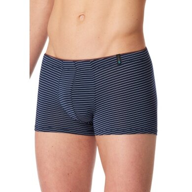 Schiesser Unterwäsche Boxershorts Long Life Soft Modal Streifen admiralblau Herren - 1 Stück