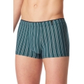 Schiesser Boxershorts Long Life Soft 183146 grün gestreift Herren - 1 Stück
