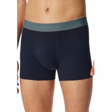 Schiesser Unterwäsche Boxershorts 95/5 Organic Cotton Webgummibund mehrfarbig dunkelblau Herren - 3 Stück