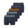 Schiesser Unterwäsche Boxershorts 95/5 Organic Cotton Webgummibund mehrfarbig dunkelblau Herren - 5 Stück